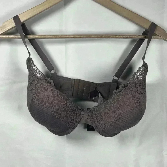 Adore Me padded plunge bra size 32DDD purple brown color NEW - Picture 1 of 6
